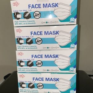 4 Boxes Face Mask